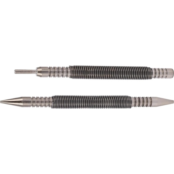 kit de poinçonnage de goupille de charnière en 2 parties en acier au carbone, cloueur à double tête à ressort, 3500 PSI de force dimpact, portable et compact, Pour finir les