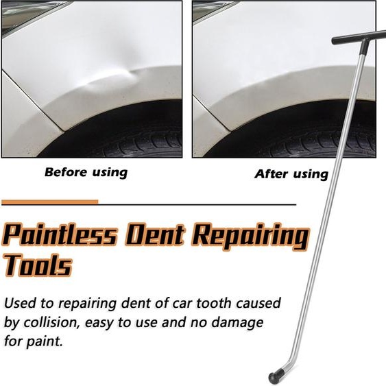 Kit de rcupration de bosses pour voitures C Outils pour rparer les bosses sans peinture, Kit Crowbar pour rparer les dfauts de carosserie, Kit de rparation de bosses