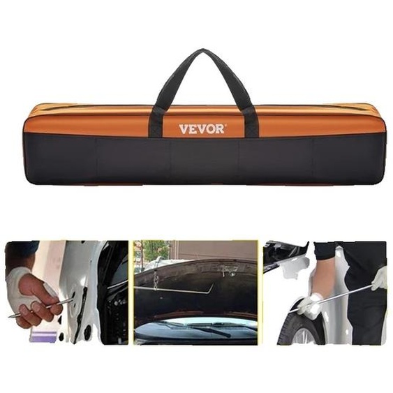 Kit de réparation des bosses de voiture, barres en acier inoxydable, élimination des bosses sans peinture