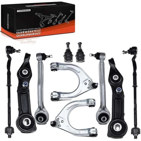 Kit de silentblocs de suspension, en acier haute résistance, conçu spécifiquement pour lessieu avant, compatible avec les modèles Mercedes-Benz Classe E W211/S211, ensemble de 10 pièces, compatible avec les références OEM