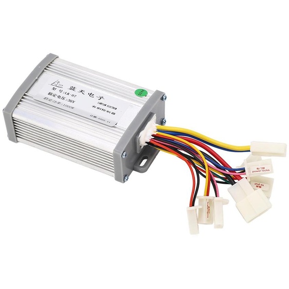 Kit dede moteur avec pédale daccélérateur - Kit de modification pour vélo électrique à moteur à balais au lithium 36 V, 1 000 W