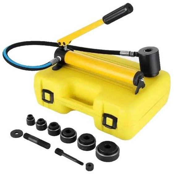 Kit dentraînement hydraulique pour poinçonneuse, 6 matrices, ouvre-trou en tôle dacier