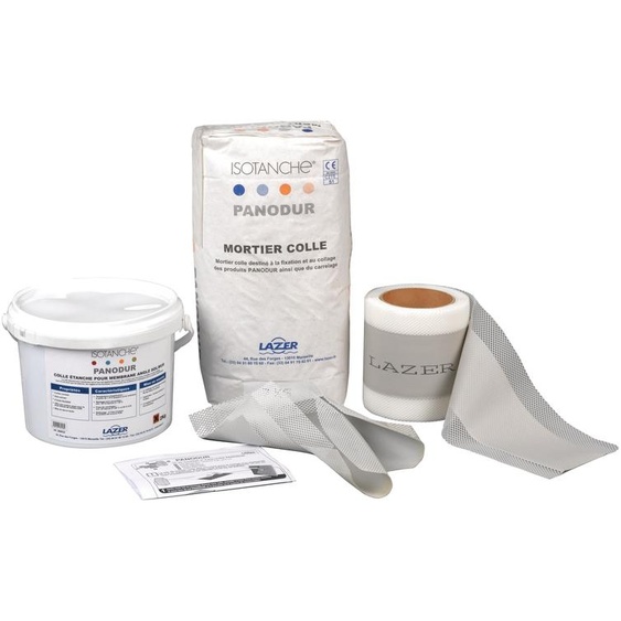 Kit détanchéité et de montage PANODUR bande + colle - LAZER - 350090