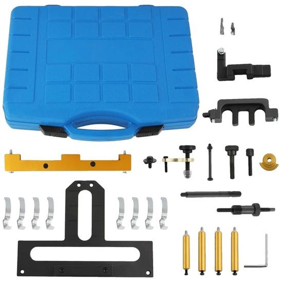 Kit doutils de calage, acier à haute résistance, compatible avec les moteurs N42/N46/N46T, ensemble doutils complet, performance de calage précise, rangement pratique