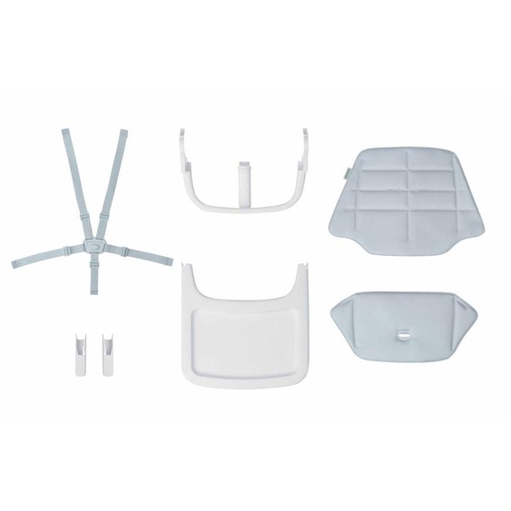 Kit Enfant Pour Chaise Haute Bois Évolutive Nesta Gris Ciel Beyond