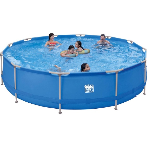 Kit piscine à cadre en acier Happy People, 420 x 84 cm