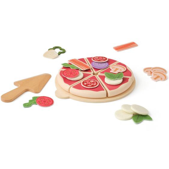 Kit Pizza En Bois Multicolore