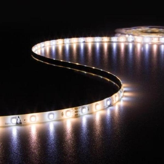 Kit Ruban à Led Flexible Avec Contrôleur Et Alimentation - Blanc Chaud & Blanc Neutre - 300 Led - 5 M - 12 Vcc