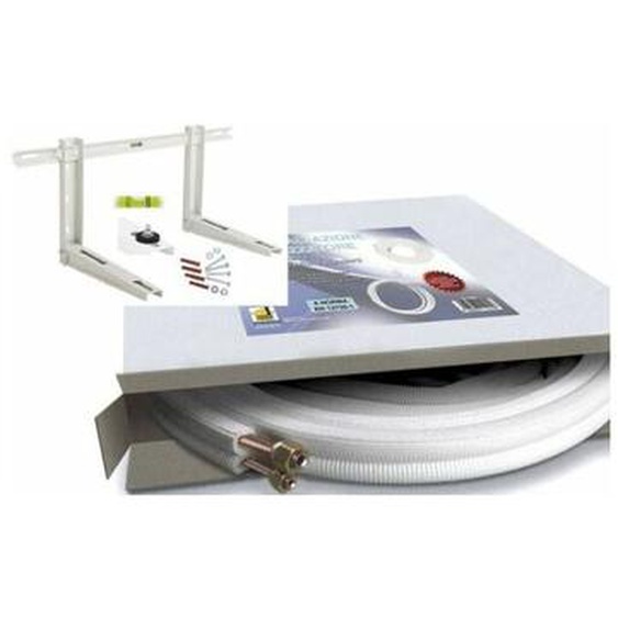 KIT tuyaux en cuivre climatiseur 1/4 3/8 3 mt raccords support tuyau de condensat climatisation