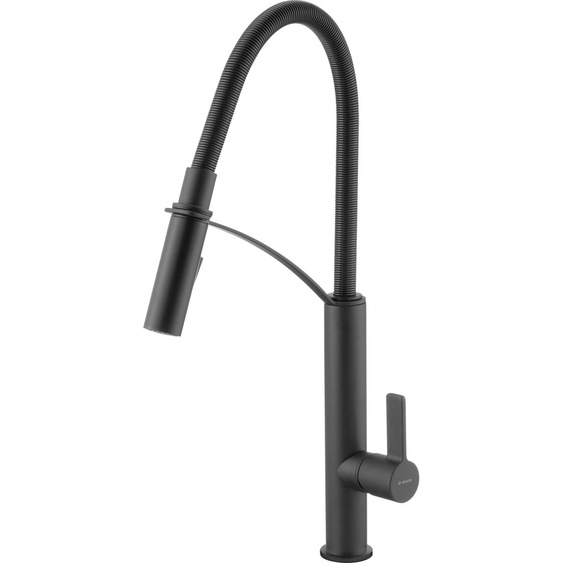 Kitchen faucet with flexible spout - 2 jet types