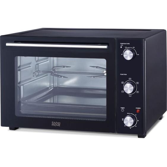 Kitchen Move - Four multifonction chaleur tournante 58l 2000w noir bat-58rc