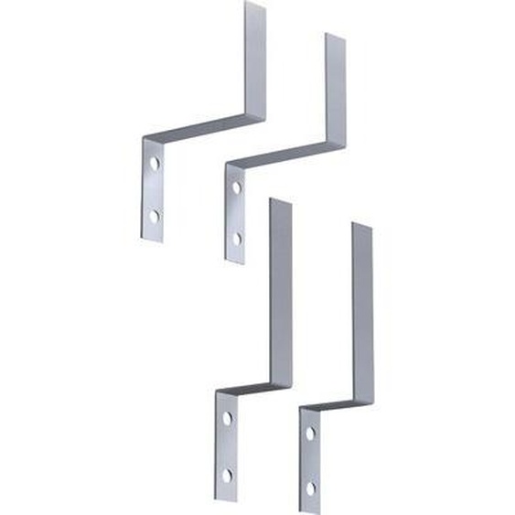 Kits de fixation Vormann Garniture de tente fixe galvanisée 370/280 x 80/160 x 40 mm