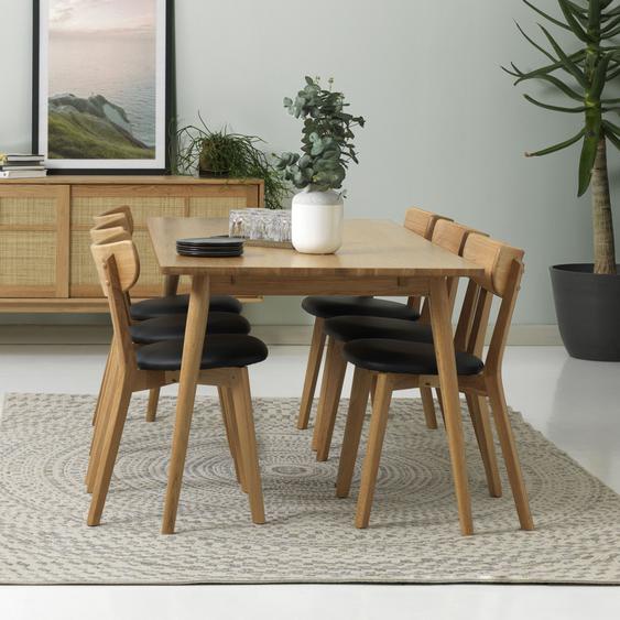 Kiyo - Table à manger en bois 190x90cm - Couleur - Bois clair