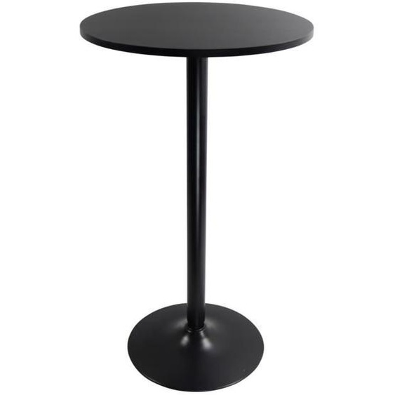 KKTONER Table de bistrot ronde Table dappoint  Hauteur 105cm Table de bar Noir