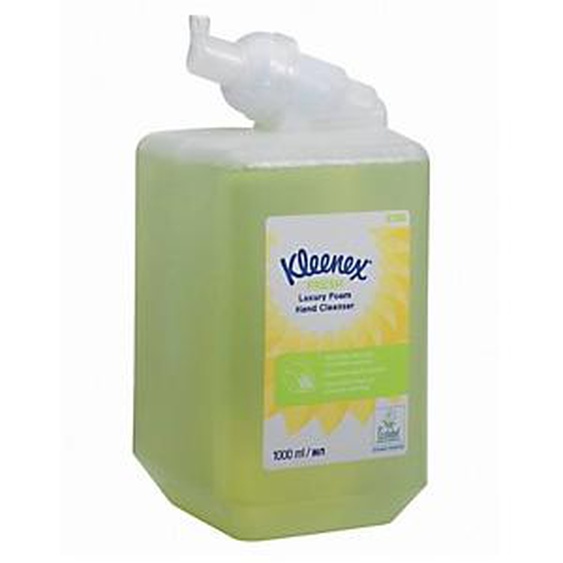 KLEENEX Cartouches savon mousse Kleenex Fresh 1 L, lot de 6