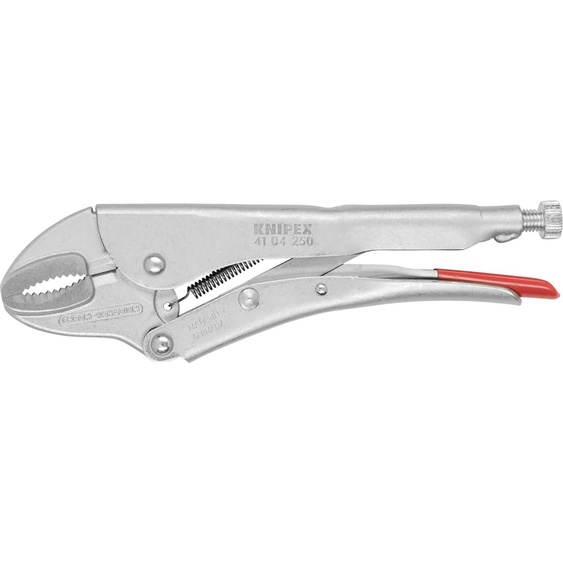 Knipex 41 04 250, Verrouillage, Chromium-vanadium steel, acier