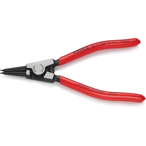 KNIPEX 46 11 G3 Pince à circlips pour anneaux de préhension sur arbres recouverte de plastique noir atramenté 140 mm