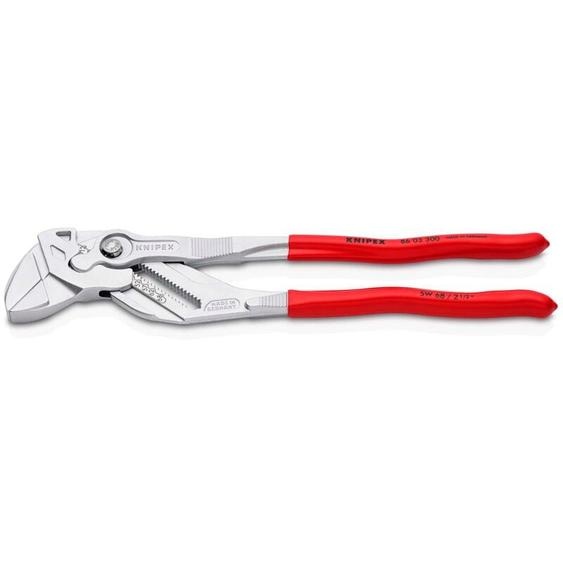Knipex - 86 03 300 Pince-clé pince et clé à la fois gainées en plastique chromée 300 mm