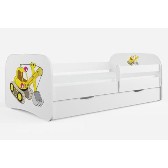 Kocot Kids Lit Babydreams pelleteuse blanc sans matelas tiroir 140/70 - 5903271984060