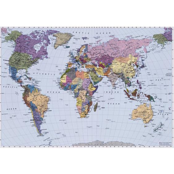 Komar Papier peint photo World Map 254x184 cm 4-050