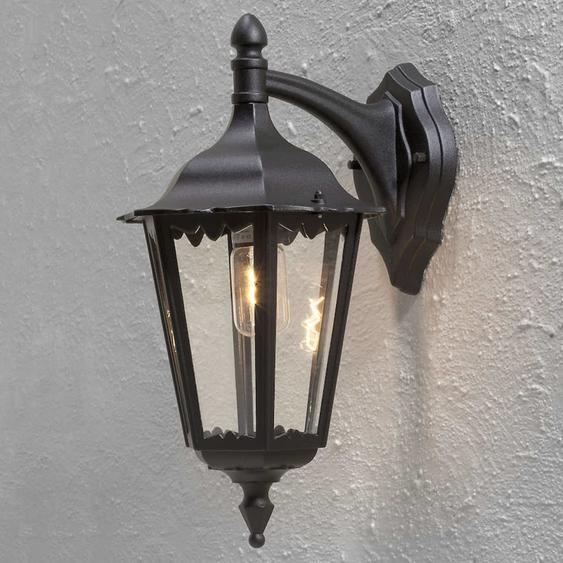 KONSTSMIDE Applique murale Firenze en bas Noir mat