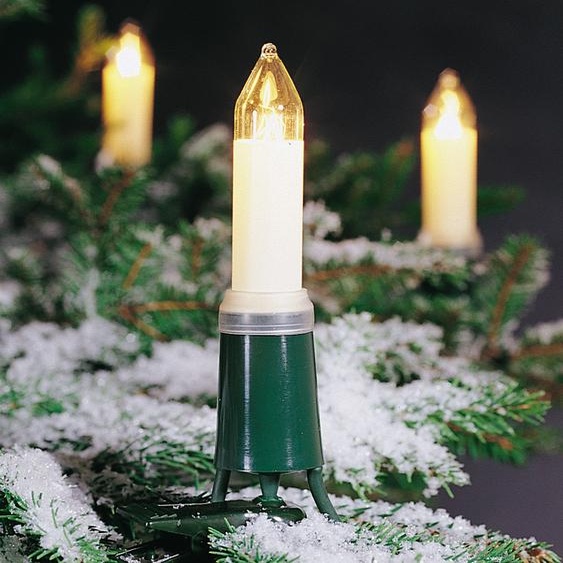 KONSTSMIDE Illumination extérieure du sapin de Noël sur secteur 16 ampoules Blanc chaud Longueur illuminée :