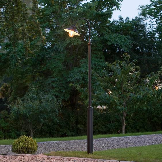 KONSTSMIDE Lampadaire Vega Noir mat