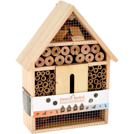 Koopman Hôtel à insectes en bois 30 cm
