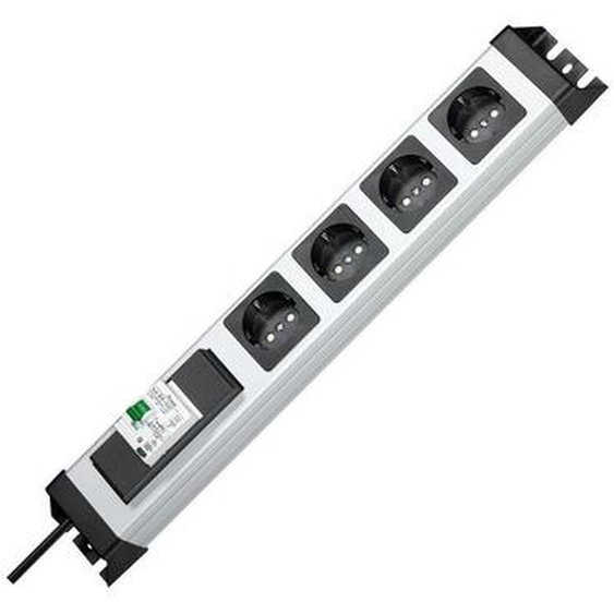 Kopp Prise multiple RCD Powerversal 4x avec interrupteur FI/LS B16A/30mA