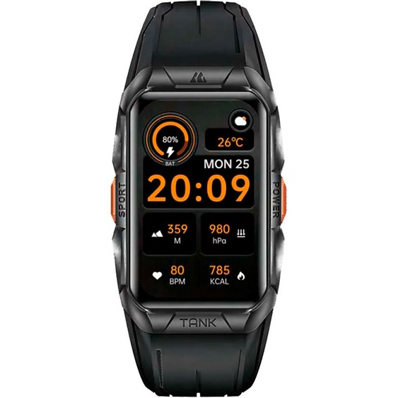 Kospet Tank X2 Smartwatch Noir Noir One Size