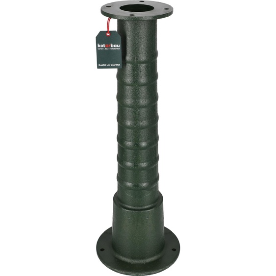 KOTARBAU® Support pour pompe à main Abyssine Décoratif Fonte Noir Décoratif