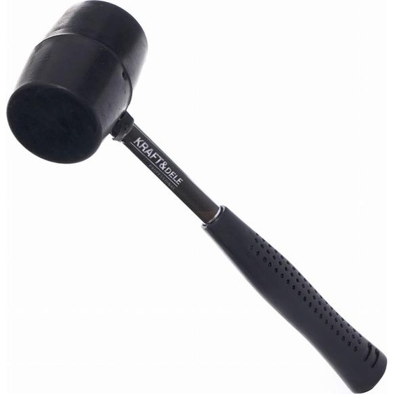Kraft&Dele KD901 marteau en caoutchouc avec manche en métal 450 g