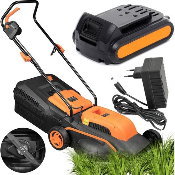 KRAFT&DELE | Tondeuse à gazon sans fil, 20V, 6Ah, 30L