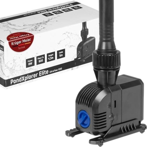 Kruger Meier PondXplorer Elite 1200 - Fontaine de bassin avec filtre et pompe Kruger Meier