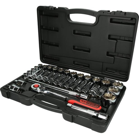 KS TOOLS 918.0635 - Jeu de douilles - 1/2 pouce - 35 têtes/têtes - Acier au chrome-vanadium - 5,75 kg