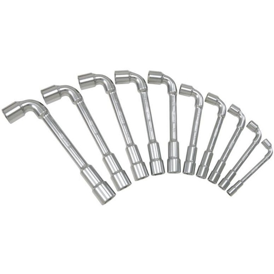 KS TOOLS Boite 10 clés à pipe débouchées métriques 6 pans - 517.0440