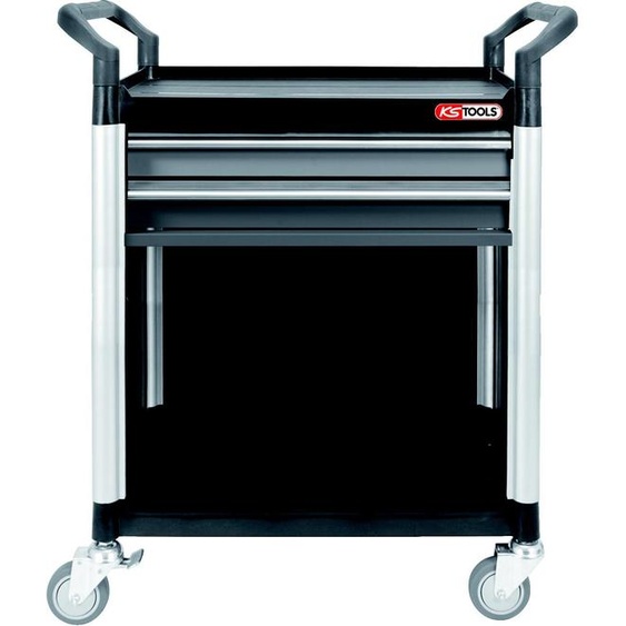KS Tools Chariot de service pour atelier avec 2 tiroirs et habillage
