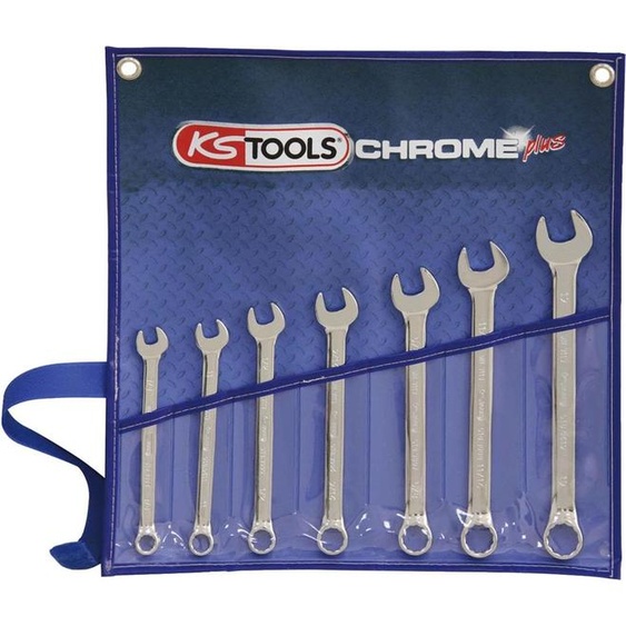 KS TOOLS CHROMEplus Jeu de clés mixtes coudées 7 pcs. 518.3020