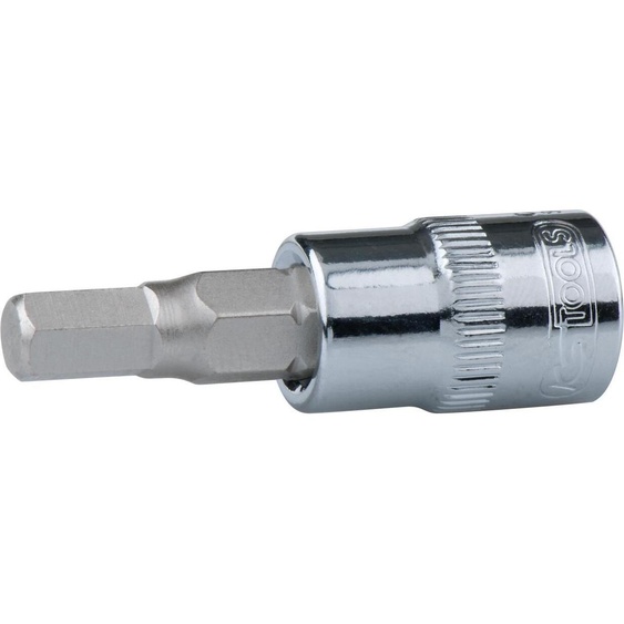 KS TOOLS Douille à embout 1/4 CHROME à six pans creux 6 mm - 918.1464