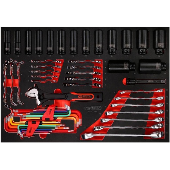 KS TOOLS Jeu doutils 811.1055 388mm 561mm 8050g