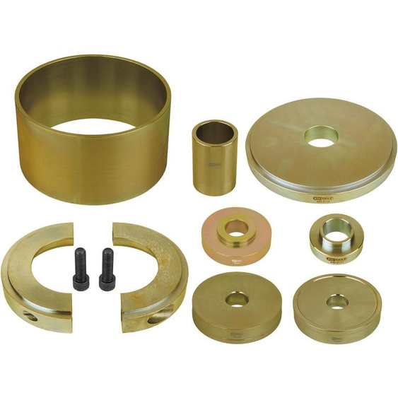 KS TOOLS Jeu de roulements de roue pour Volkswagen / Audi / Porsche, 10 pièces - 440.0105