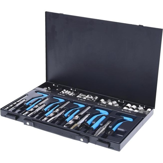 KS TOOLS Kit de réparation de filetage en acier inoxydable M6-M14, 113 pces - 150.6160