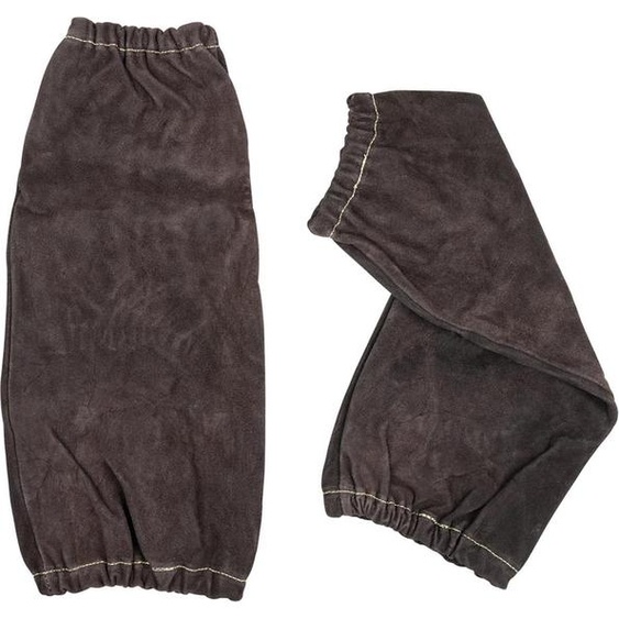 KS TOOLS Manchons en cuir, marron foncé, paquet de 2 - 985.7021