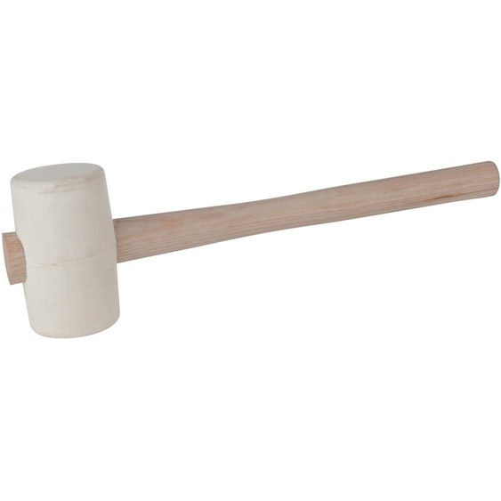KS TOOLS Marteau en caoutchouc blanc 270g - 140.1234