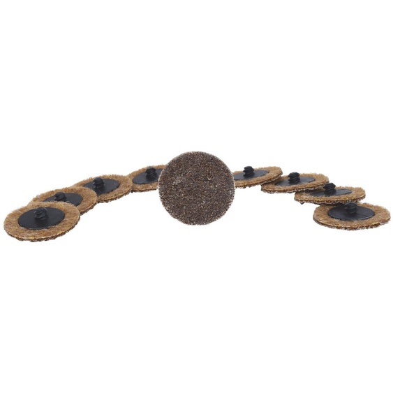 KS TOOLS Patins abrasifs de rechange Ø50 mm grain 80 paquet de 10 - 515.5083