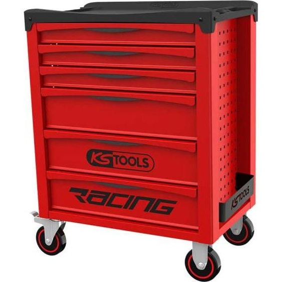 KS TOOLS TOOLS Racing Servant - Rot - 6 Schubladen - 855.0006
