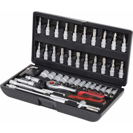 Kstools - ks Tools - Coffret de douilles F6 ¼ CHROMEmat, 47 pièces - 917.0648