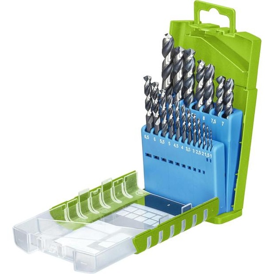 kwb 258819 HSS Metal twist drill bit set 19-piece M2 DIN 338 Cylinder shank 1 pc(s)