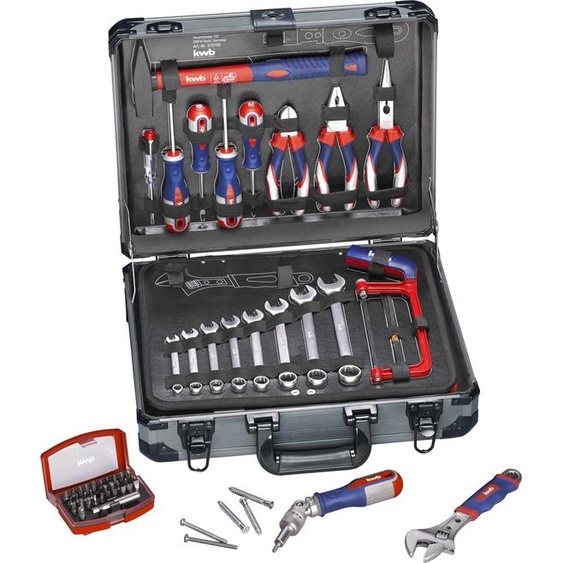 kwb 370-780 Coffret à outils 129 pièces, multicolore (1 kit)
