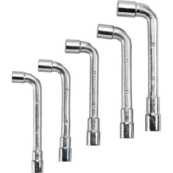 KWB Einhell 49470150 Jeu de clés à tube, coudées, 8/9/10/11/13 mm, 5 pièces